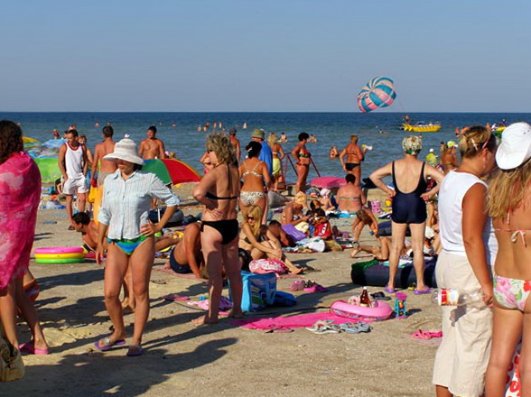 Отдых на море в Геническе на детском пляже, отдых для детей на Азовском море, где отдохнуть с детьми на море